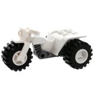 Lego motorka, bílá (30187c01 WHITE)